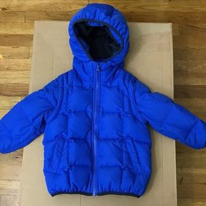 J. CREW CREWCUTS DOWN PUFFER COAT BOYS SZ 3